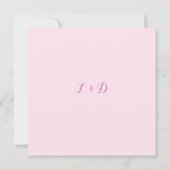 Japanse Kersenbloesems Custom Wedding Invitation Kaart (Achterkant)