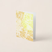 Japanse kersenbloesems in goud dank u toevoegen Pi Folie Kaarten (Voorkant)