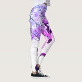 Japanse Kersenbloesems Paar Aangepaste Moderne Leggings (Rechts)