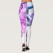 Japanse Kersenbloesems Paar Aangepaste Moderne Leggings (Achterkant)