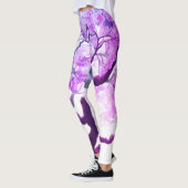 Japanse Kersenbloesems Paar Aangepaste Moderne Leggings (Links)