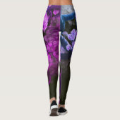 Japanse Kersenbloesems Paar Aangepaste Moderne Leggings (Achterkant)