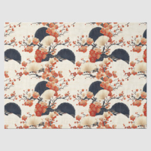 Japanse Kersenbloesemwaaierpatroon (6) Tissuepapier