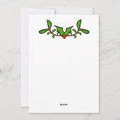 Japanse kerstkaart (Achterkant)