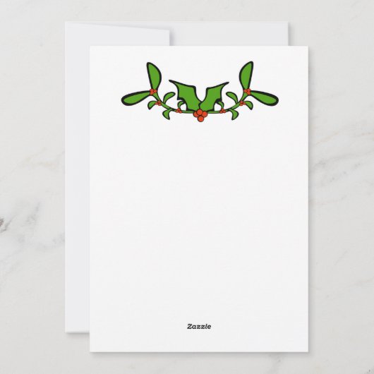 Japanse kerstkaart (Achterkant)