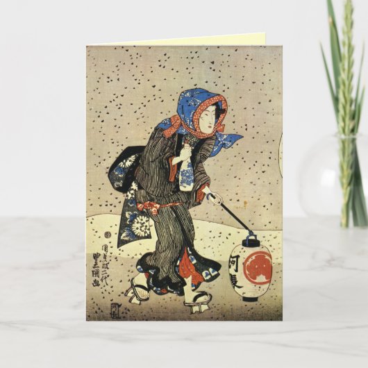  Japanse kerstkaart Feestdagen Kaart (Voorkant)