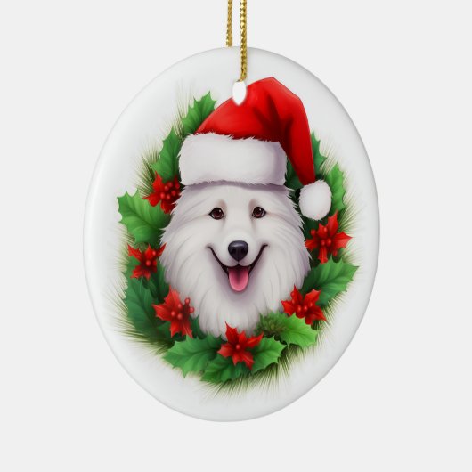 Japanse kerstkrans van Spitz Keramisch Ornament (Rechts)