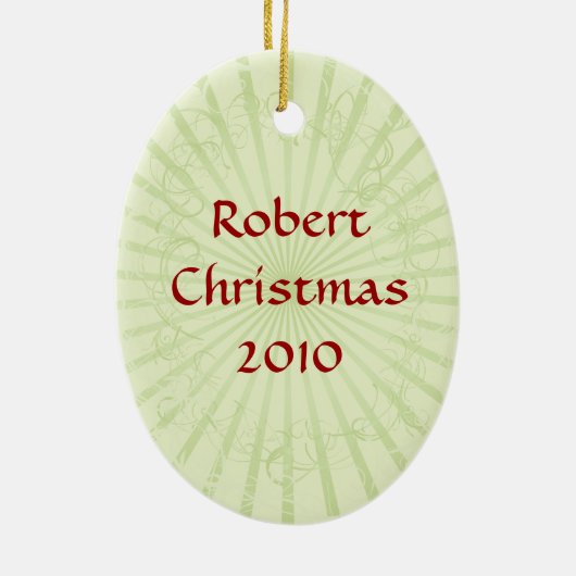  Japanse kerstversiering Keramisch Ornament (Achterkant)