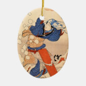  Japanse kerstversiering Keramisch Ornament (Voorkant)