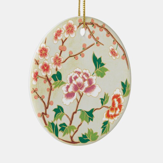 Japanse kerstversiering keramisch ornament (Rechts)