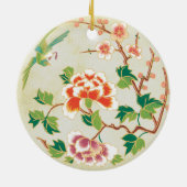 Japanse kerstversiering keramisch ornament (Achterkant)