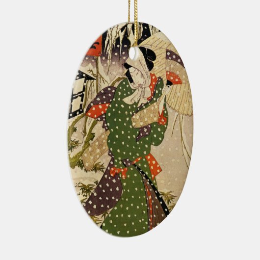  Japanse kerstversiering Keramisch Ornament (Rechts)