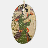  Japanse kerstversiering Keramisch Ornament (Links)