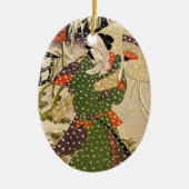  Japanse kerstversiering Keramisch Ornament (Voorkant)