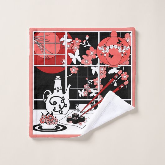 Japanse keuken bad handdoek (Wasdoekje)