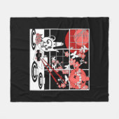 Japanse keuken fleece deken (Voorkant (Horizontaal))