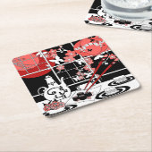 Japanse keuken kartonnen onderzetters (Schuin)