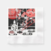 Japanse keuken servetten (Voorkant)