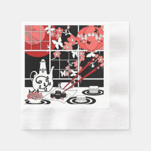 Japanse keuken servetten