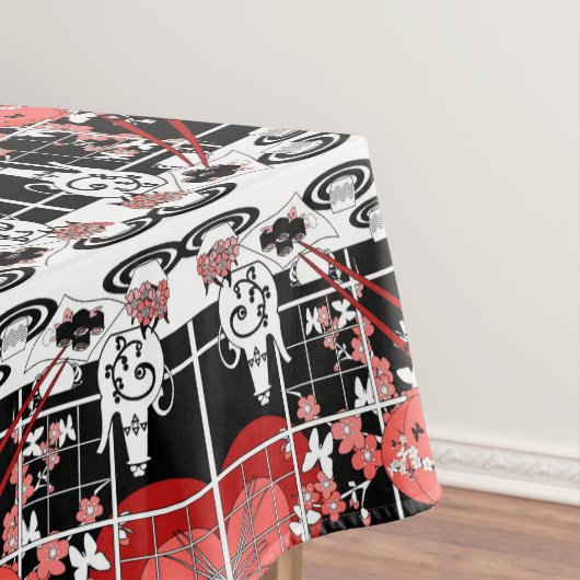 Japanse keuken tafelkleed (Voorbeeld)