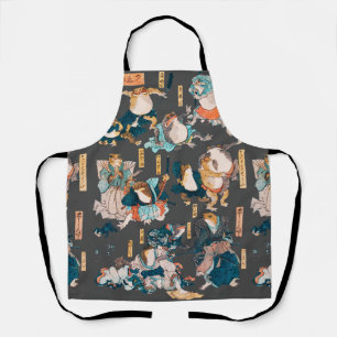 Japanse kik houtsnede Kuniyoshi Ukiyo-e Schort