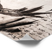 Japanse kikker (eind 18e-19e eeuw) poster (Hoek)