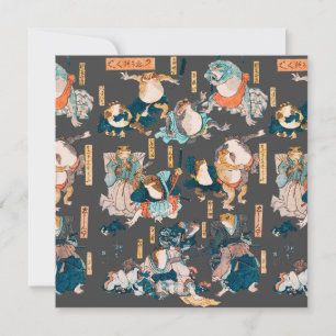 Japanse kikker ukiyo-e kikkers