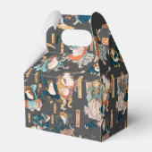 Japanse kikker ukiyo-e kikkers bedankdoosjes (Achterkant)