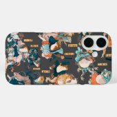 Japanse kikker ukiyo-e kikkers Case-Mate iPhone case (Achterkant (horizontaal))