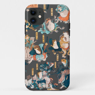 Japanse kikker ukiyo-e kikkers Case-Mate iPhone case
