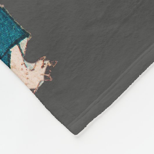 Japanse kikker ukiyo-e kikkers fleece deken (Hoek)