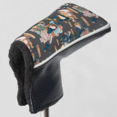 Japanse kikker ukiyo-e kikkers golfheadcover (3/4 voorkant)