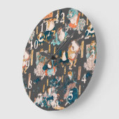 Japanse kikker ukiyo-e kikkers grote klok (Hoek)