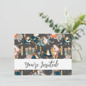 Japanse kikker ukiyo-e kikkers kaart (Staand voorkant)