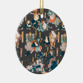 Japanse kikker ukiyo-e kikkers keramisch ornament (Rechts)