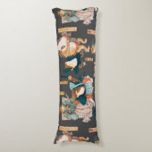 Japanse kikker ukiyo-e kikkers lichaamskussen (Voorkant Verticaal)