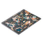 Japanse kikker ukiyo-e kikkers notitieboek (Linkerzijde)