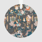 Japanse kikker ukiyo-e kikkers ornament (achterkant)