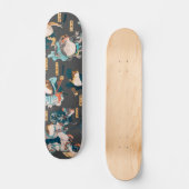 Japanse kikker ukiyo-e kikkers persoonlijk skateboard (Voorkant)