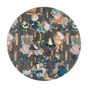 Japanse kikker ukiyo-e kikkers snijplank