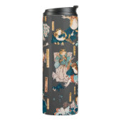 Japanse kikker ukiyo-e kikkers thermosbeker (Gedraaid links)