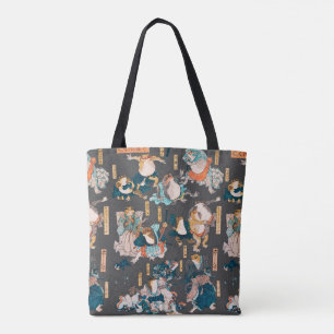 Japanse kikker ukiyo-e kikkers tote bag