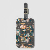 Japanse kikker ukiyo-e Kikkertjes Bagagelabel (Voorkant (verticaal))