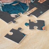 Japanse kikker Woodblock ukiyo-e animerheld Legpuzzel (Zijkant)