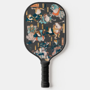 Japanse kikker Woodblock ukiyo-e animerheld Pickleball Paddle