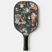 Japanse kikker Woodblock ukiyo-e animerheld Pickleball Paddle (Achterkant)