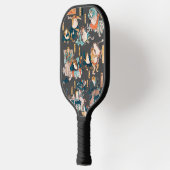 Japanse kikker Woodblock ukiyo-e animerheld Pickleball Paddle (Links)