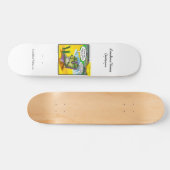 Japanse kikkers, niet aangeraakt door de stralings persoonlijk skateboard (Horizontaal)