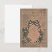 Japanse kikkervis  save the date (Voorkant / Achterkant)