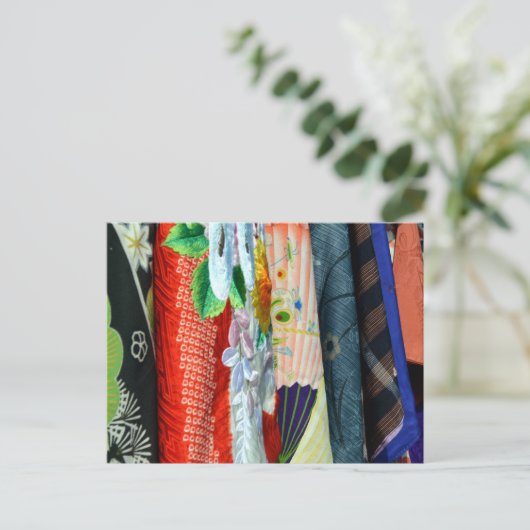 Japanse Kimono Briefkaart (Staand voorkant)